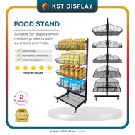 (HEAVY DUTY) Food Stand Display / Rak Kedai Runcit / Multipurpose Shelf Rack / Supermarket Snack She