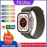 Smart Watch F8 Ultra Men Bluetooth โทรหา GPS Sport Fitness NFC Smartwatch สำหรับ iOS Android Phone Pk S8 i8 x8