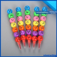 Detachable 7 Color Crayon Cute Tomatoes On Sticks Graffiti Crayon for Kids Drawing Crayon for Kids C