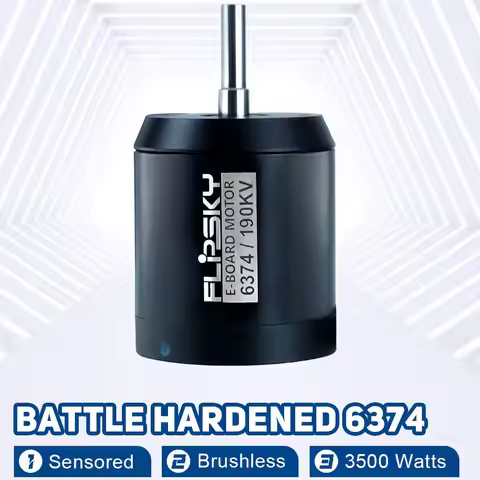 New Version Flipsky BLDC Belt Motor 6374 140KV 3500W for Electric Skateboard DIY Brushless Sensored 