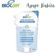 BioCair Anti-Bacterial Disinfectant Air Purifying Solution 1 Litre. Exp: 05/26