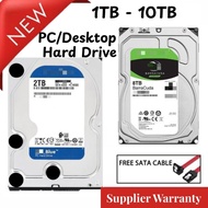 1.Barracuda / Blue HDD 1TB/2TB/3TB/4TB/5TB/6TB/8TB/10TB Desktop PC 3.5" PC Hard disk SATA HDD