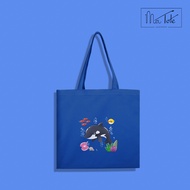 Túi tote vải chống nước Louis Montini (ma tote) xanh biển cho mùa hè năng động CVR004