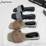 JASMINA CHAMELI Elegant Women's Sandals 2cm | House Slippers | WOMEN'S FLAT SANDALS