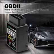 ELM327 V2.1 HH Vehicle ODB ODB2 Advanced Bluetooth Car Auto Diagnostic Scanner Tool For Android iOS 