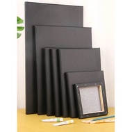 High Quality Black Solid Pine Wood Frame Canvas board 10x10 ~ 42x60 CM 松木高质黑色油画布框圆油画框绘画框油画布框油画板 实木框美