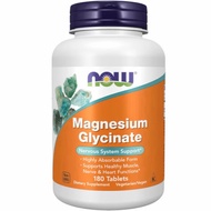 NOW Magnesium Glycinate – Magnesium supplement to support nerves & sleep