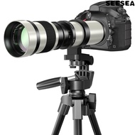 New Lightow  ephoto   420-800  mm Manual Focus  Suitable  Nikon  Nikon  F  Install   D3500 D5600 D7500 D500 D600 D750 D800 D850 D3200 D3400 D 5100 D5200 D5300 D7000 D7200  Digital SLR Camera