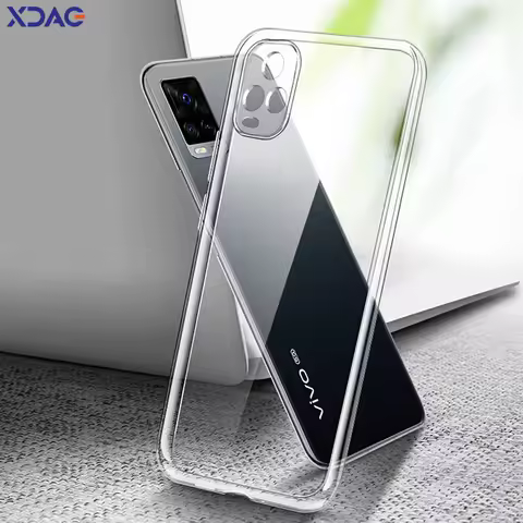 High Quality Ultrathin Clear Phone Cases for VIVO V20 2021 Pro SE V21 V21e V21s 4G 5G Soft TPU Lens 