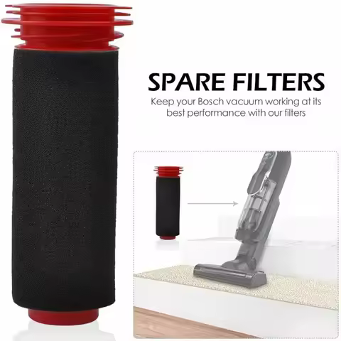 2pcs Vacuum Cleaner Foam Stick Filter Kit For BOSCH Athlet BCH6L2560 BCH6ZOOO For Bosch BCH6ZOOO Zoo
