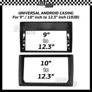 9" 10" to 12.3" Universal Android Casing Converter Extension Convert 9 inch or 10 inch to 12.3 inch