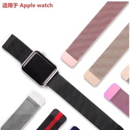 Suitable For Apple applewatch Full Range 49mm-38mm Milan Strap Metal Magnetic Stainless Steel Loop A