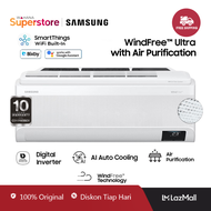 Samsung AC Wall Mounted Split WindFree Ultra with Air Purification 2 PK - AR18CYKAAWKNSE