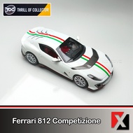 TOC Thrill of Collector 1: Ferrari 812 Competizione Bianco Italia with Water Sticker