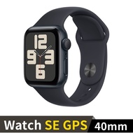 Apple Watch SE 2023 GPS 40mm 午夜錶殼配午夜運動帶(S/M)