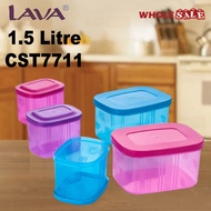 Lava Canister Food Container Tupperware 1.5 Liter CST7711 BPA Free/LAVA Food Container