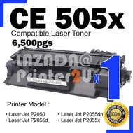 Cartridge Compatible to HP CE505X 505 05X CE505 505X For Laserjet P2055d P2055dn P2055x Black Laser 
