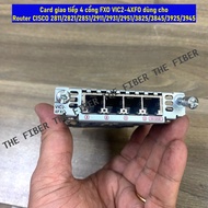 FXO VIC2-4XFO 4-port communication Card for CISCO Router 2811/2821/2851/2911/2931/2951/3825/3845/392