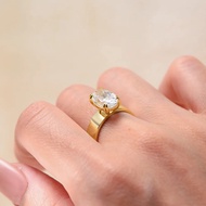 Minkuke Shining 4.5ct Oval Moissanite Wedding Ring Women Broadband Ring 8x12MM Moissanite Diamonds G