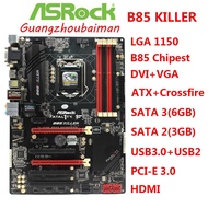 Used ASRock B85 KILLER Player Extreme Killer  LGA 1150 Motherboard  DDR3 32G INTEL B85 USB3.0 SATA3 NO H87 Z87 H81