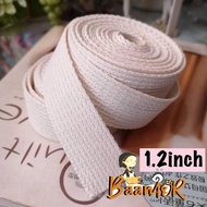 1.2 inch 90cm 1pcs Raw Fabric Line Corrugated Bag Strap Size 1.2 Inches x Cut To 90 Centimeters 1 Pi