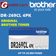 BROTHER ORIGINAL DRUM UNIT DR269CL-4PK| UP TO 20000PAGES AT 5% COVERAGE | FOR L3240CDW L3560CDW L376