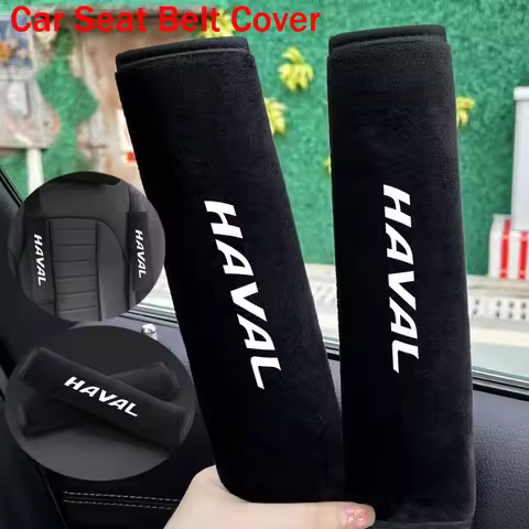2pcs Seat Belt Plush Shoulder strap Covers Car Shoulder Pad Seat Belt For Haval Dargo Jolion H9 H6S 