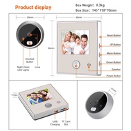 Door Viewer Digital Peephole Video Doorbell Camera 2.8" Monitor Digital Ring Security Recording Camera Peephole door video camera