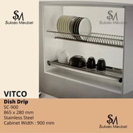 BARANG TERLARIS SC-900 VITCO / DISH DRIP VITCO / RAK PIRING GANTUNG