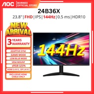 AOC 24B36X 23.8" IPS 144Hz Monitor - 1920x1080 (FHD)/0.5ms/144Hz/IPS/AdaptiveSync