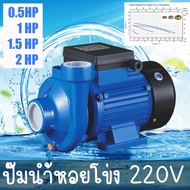 ปั๊มน้ำ PUMP ปั๊มหอยโข่ง ไฟฟ้า 0.5 แรงม้า 1 แรงม้า 1.5แรงม้า 2แรงม้า ปั๊ม ระบบไฟ 220V