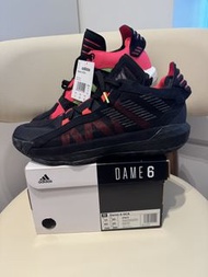 adidas Dame 6 Ruthless Black Red size US11