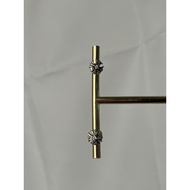 Chrome Hearts Cross Pendant Version with 9 CZ Stones