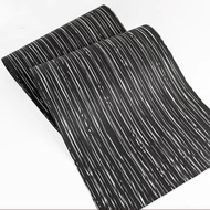 L: 2.5Metersx58cm T:0.25mm Ultra Wide Technology Ebony Black Walnut Teak Wood Veneer Panels Artistic