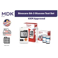 Sinocare GA-3 Mesin Cek Gula Blood Glucose Meter Alat Kencing Manis Glucometer Sugar Tester Diabetes