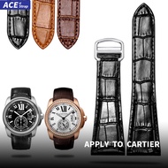 Apply To CARTIER TANK, Men's Premium Genuine Cowhide Watch Strap (16mm/18mm/20mm/22mm/23mm/24mm/25mm