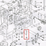 305131Line Hook Baffle DS-9C Industrial Sewing Machine Accessories GS-9C Needle Thread Guide