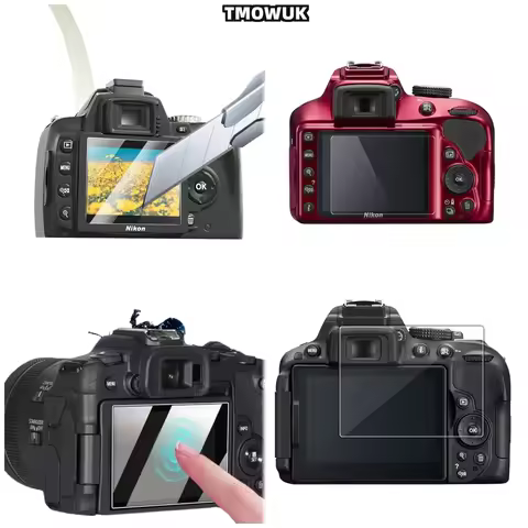 For Nikon D5300 D54 D5500 D5300 D5600 Screen Protector, 9H Tempered Glass, HD Clear Film