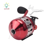 BL35 Fishing Reel 6+1BB 3.6:1 Gear Compound Closed Metal Coil Wheel Outdoor with Wristband 5 PE Line