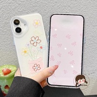 Cute Colorful Line Flower Phone Case For Samsung Galaxy A56 M56 F56 M06 F06 A55 A54 A50 A50S M40S A3