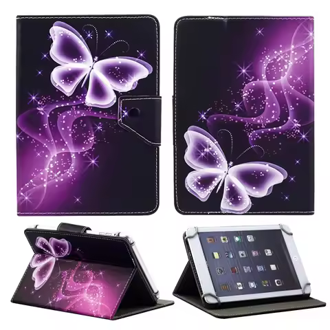 8'' Universal Case Leather Universal 7 inch Tablet PC Flip Stand Case For Samsung Tab 8.0 Huawei M5 