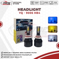 LED AUTO 3 COLOR HEADLIGHT YQ - HB4 9006