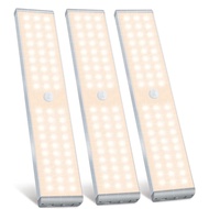LED Closet Light60 LED Rechargeable Motion Sensor Closet Light Under Cabinet Lightfor Wardrobe Stair