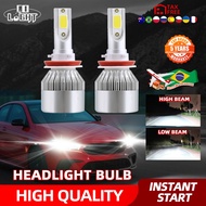 2pcs C6 Headlight COD LED H1 H3 H4 H7 H11 9005 9006 6500K Light Bulb Lamp H7  Car LED Headlights