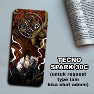 NARUTO CC9/ Flexible rubber softcase for tecno spark 30c/Nuto anime character Motif/stecno spark 30c