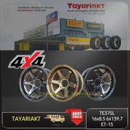 SPORT RIM TE37SL 4X4 16x8.5. 6x139.7ET15(1set)