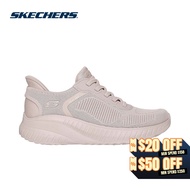 Skechers Women Slip-Ins BOBS Sport Squad Chaos Current Muse Casual Shoes - 117497-NAT Memory Foam