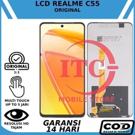 LCD TOUCHSCREEN REALME C55 ORIGINAL FULLSET WARRANTY FREE LCD GLUE
