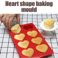 8 cavity heart baking mould silicone jelly mold love shape