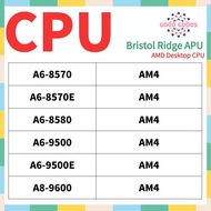 A6-8570 A6-8570E A6-8580 A6-9500 A6-9500E A8-9600 AMD Bristol Ridge APU Processor Desktop CPU Socket